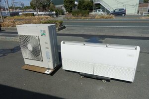 静岡県発　18年製　ダイキン　6馬力　シングル　天吊りエアコン　RZRP160BC/FHP160DG　業務用　ECO ZEAS　3相200V　店舗