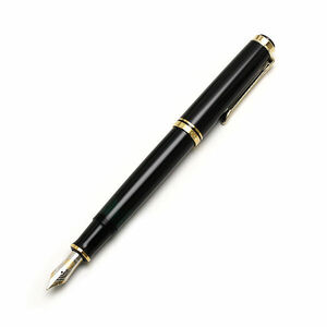 Pelikan ペリカン スーベレーン 万年筆 M600 Fサイズ(細字) K14装飾ニブ 14金 ピストン吸入式 ドイツ製 21865