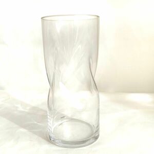 【未使用】ガラス 花瓶 花器 スガハラ　フラワーベース インテリア ガラス工芸　ガラス　クリア