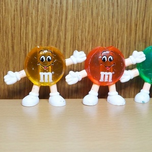 エムアンドエムズ  フィギュア スケルトン ４個 セット m&m m&m’ｓ アドバタイジング フードトイ アメトイ ミールトイの画像2