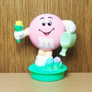 エムアンドエムズ　 フィギュア　イースター　ピンク　お花　 m&m　m&m’ｓ　アメリカ　チョコ　アメトイ　ミールトイ