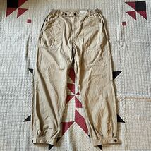 visvim CARROLL PANTS サイズ4 BEIGE 送料無料_画像1