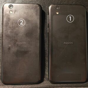 【ジャンク】AQUOS sense basic 32GB ブラック 2台