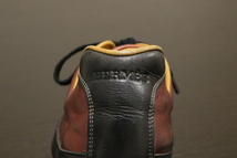 エルメス Hマーク Ｈロゴ レザー スニーカー HERMES シューズ イタリア メンズ 男性 紳士 革靴 ブラック 黒 ボルドー ワイン 赤 40.5(25.5)_画像9