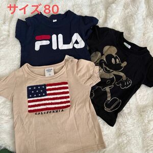 半袖Tシャツ　子供服 夏服 FILA