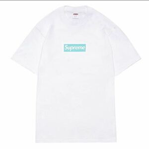 【未使用】Supreme / Tiffany & Co. Box Logo Tee White シュプリーム　ティファニー ボックスロゴ Tシャツ Mサイズ