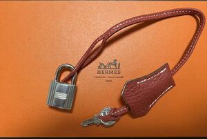 エルメス HERMES カデナ シルバー チャーム クロシェット トリヨンクレマンス フィルム付き 未使用 31