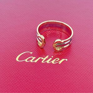 激安カルティエ　2Cリング750 スリーカラー トリニティ#48 Cartier