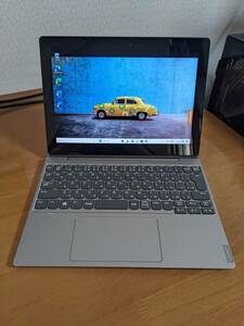 Lenovo IdeaPad D330/Celeron N4000/メモリ4GB/eMMC 64GB/10.1型/Windows 11 pro/マイクロソフトオフィスインストール済　中古