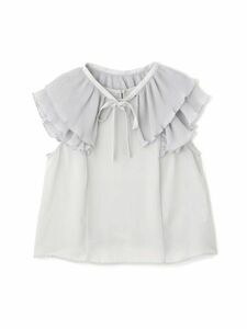 JILL by JILL STUART プリーツカラーブラウス グリーン 襟付き トップス カットソー フリル ジルスチュアート