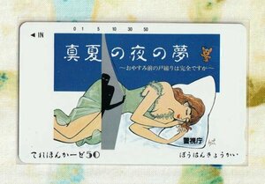 (Y55-6) 警察庁 ぼうはんきょうかい 真夏の夜の夢 美女と犯人　テレカ