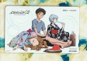 (Y55-6) Neon Genesis Evangelion .sinji& Aska & Ayanami Rei юката Toshocard 500 иен минут 
