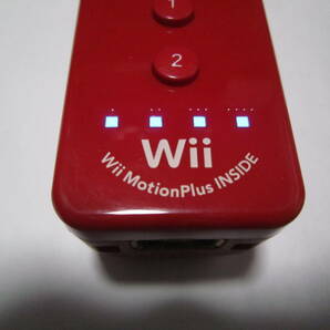 Wii リモコン モーションプラス シリコンカバー付 4個 白 黒 赤 ＋ ヌンチャク 赤 黒 ストラップ 動作確認済の画像8