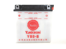 台湾ユアサバッテリー YB9-B YUASA 互換 FB9-B GM9Z-4B ◆ VT250F VT250Z VTZ250 MC08 MC15 GB250クラブマン シルクロード XL125R_画像3