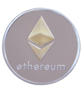 仮想通貨 ethereum イーサリアム 銀メッキ レプリカ銀貨 記念メダル アルトコイン ３枚セット