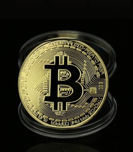 仮想通貨 Bitcoin ビットコイン 金メッキ レプリカ金貨 記念メダル １枚