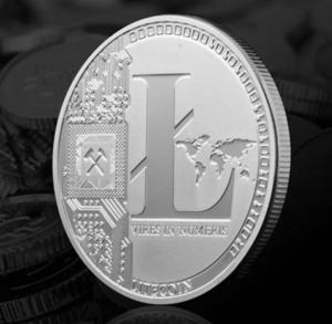 仮想通貨 litecoin ライトコイン 銀メッキ レプリカ銀貨 記念メダル アルトコイン １枚