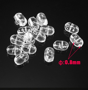  middle size 4mm×4.5mm Cross drill ellipse beads rotation beads Harris beads .. cease 100 piece 