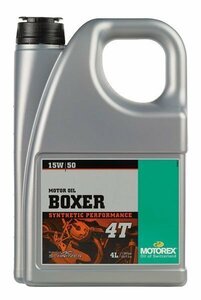 MOTOREX(モトレックス) 4サイクルオイル BOXER 4T 15W50 4リットル 97811