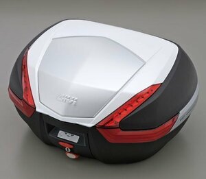 GIVI(ジビ) モノキーケース(トップケース) パールホワイト アルミパネル 容量47L V47B912D 92516