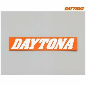 デイトナ DAYTONA ステッカー 角ステッカー オレンジ/白(文字) 150mm×30mm 21259