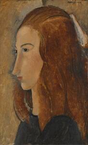Art hand Auction Neues Modigliani-Porträt einer jungen Frau, spezielle Technik, hochwertiger Druck, Größe A4, ohne Rahmen, Sonderpreis 980 Yen (inkl. Versand), Sofortkauf, Kunstwerk, Malerei, Andere