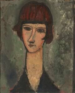 Art hand Auction Neues Modigliani-Porträt einer Frau, spezielle Technik, hochwertiger Druck, Größe A4, ohne Rahmen, Sonderpreis 980 Yen (inkl. Versand), Sofortkauf, Kunstwerk, Malerei, Andere
