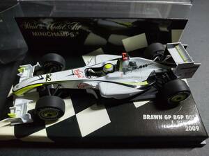 ☆ ブラウンGP BRAWNGP 001 2009 バトン ミニチャンプス1/43 ☆