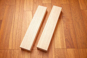 木材 板材 46㎝×9㎝×5㎝ 2本