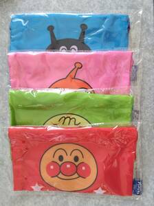 非売品 アサヒ アンパンマン 巾着バッグ 全4種（アンパンマン・メロンパンナちゃん・ばいきんまん・ドキンちゃん）