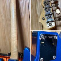 自然なレリック Fender American Original 60s Precision Bass - Lake Placid Blue プレベ フェンダーUSA Custom Shop 62 ピックアップ_画像4