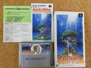 Ffg_01A_0011_4988601002783 樹帝戦紀 【説明書+ソフト+内箱+外箱】 スーパーファミコンソフト