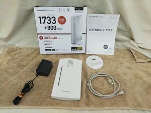 FG779【動作可能】美品 iodata 11ac対応1733Mbps 規格値 Wi-FiルーターWNPR2600G MU-MIMO＆1733Mbps対応 高速Wi-Fiルーター 4957180125183