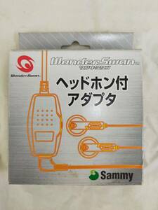 CD_32A_2297_4991694090056_ ワンダースワン専用ヘッドホン付アダプタ WS サミー Sammy ワンダースワン専用ヘッドホン付アダプタ