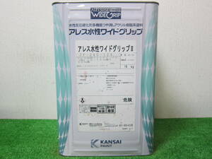 在庫数(2) 水性塗料 ベージュ色(19-75A濃々30%濃) つや消し 関西ペイント アレス水性ワイドグリップⅡ 16kg