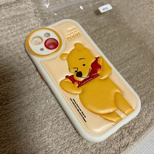 iPhone15 スマホケース　くまのプーさん スマホケース