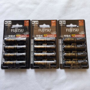 [ including carriage ] Fujitsu single 3 shape nickel water element rechargeable battery height capacity high-end model min.2450mAh 4 piece ×3 eneloop pro interchangeable HR-3UTHC(4B) unopened new goods 