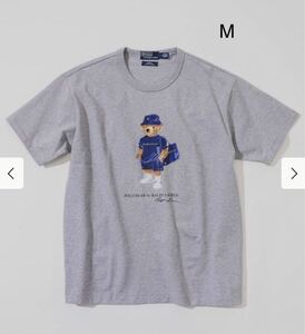 Mサイズ 24SS POLO RALPH LAUREN for BEAMS / 別注 Polo Bear T-Shirt グレー ベア ポロ ラルフローレン ビームス Tee Tシャツ コラボ