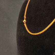 Gold Necklace ロープチェーン 金ネックレス ゴールドネックレス チェーンネックレス 303_画像3