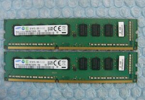 se8 DDR3 1600 PC3L-12800E ECC 2GB SAMSUNG 2枚 合計4GB