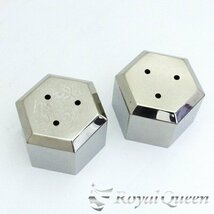 条件付き格安出品♪送料無料◆エルフ/キャンター用 エアロセンターカバー ハブカバー センターキャップ 鏡面 1セット2個【RQHC19】_画像2