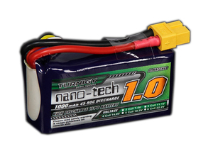 Turnigy nano-tech 1000mAh4セル 14.8V 45-90Cリポ