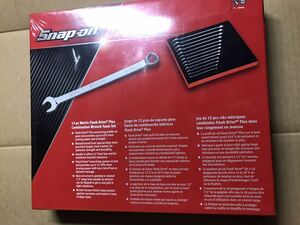  Snap-on Snap-on SOEXM01FMBR Frank Drive + combination wrench set 7-19mm foam mat attaching 