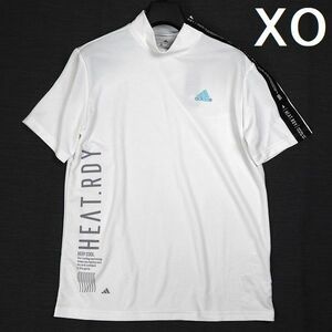 R384 новый товар adidas GOLF Adidas Golf большой Logo короткий рукав mok шея рубашка одежда для гольфа XO белый 