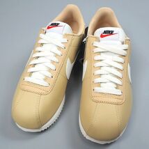 R416 新品 NIKE ナイキ W CORTEZ ウィメンズ コルテッツ スニーカー セサミ 23.5cm_画像2