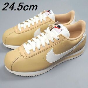 R416 新品 NIKE ナイキ W CORTEZ ウィメンズ コルテッツ スニーカー セサミ 24.5cm