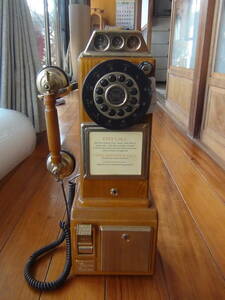 CITY CALL telephone machine antique Vintage Showa Retro public telephone PUBLIC TELE operation no check secondhand goods present condition goods 