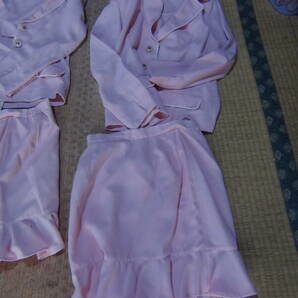 コスプレ 制服 コンパニオン スーツ 実際に使用されてた服 3着まとめて ピンク色 桃色 動作未チェック 中古品 現状品の画像4