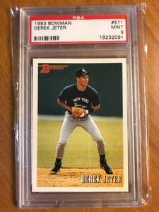 1993 bowman derek jeter RC PSA9