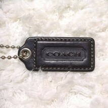 COACH◆オールレザー ボディバッグ ヘリテージ ロゴ型押し F70811 黒 ブラック クロスボディ ショルダーバッグ コーチ メンズ 本革 肩掛け_画像4